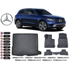 Mercedes Glc Suv 2019 Model Bagaj Havuzu Araca Özel Siyah Ekstra Havuzlu Paspas Takımı