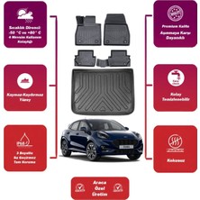 Puma 2024 Model Üst Bagaj Havuzu+4d Araca Özel Havuzlu Paspas Takımıı Maxii