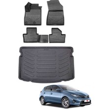 Toyota Auris 2013 ve Sonrası Bagaj Havuzu+Araca Özel Üretim 3D Havuzlu Paspas