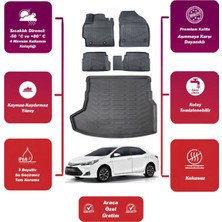 Toyota Corolla 2013 Model Bagaj Havuzu+4d Araca Özel Havuzlu Paspas Takımıı Maxii