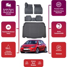 Opel Astra J Hatchback 2017 Model  Bagaj Havuzu+4d Araca Özel Havuzlu Paspas Takımıı Maxii