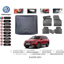 Volkswagen Tiguan All Space 2020 Model Bagaj Havuzu+4d Havuzlu Paspas Seti