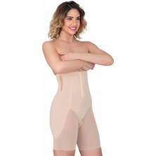 Timion Tül Detaylı Toparlayıcı Agraflı Boxer Korse 2928
