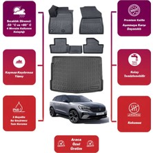 Renault Austral Mild Hybrid 2025 Model Bagaj Havuzu+4d Araca Özel Havuzlu Paspas Takımıı Maxii