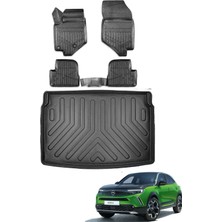 Opel Mokka 2023 Model Üst Kademe Bagaj Havuzu+Araca Özel Üretim 3D Havuzlu Paspas