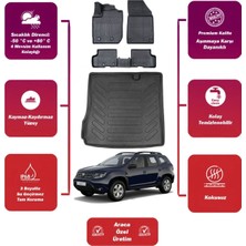 Dacia Duster 4x2 2022 Model Bagaj Havuzu+4d Araca Özel Havuzlu Paspas Takımıı Maxii