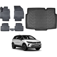 Opel Crossland 2023 Model Alt Bagaj Havuzu Paspas Takımı Maxi Eva Serisi