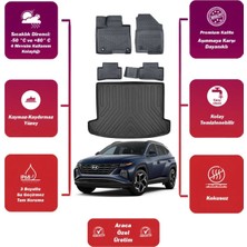 Hyundai Tucson 2021 Model Bagaj Havuzu+4d Araca Özel Havuzlu Paspas Takımıı Maxii