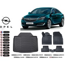 Opel Insıgnıa 2012 Model Bagaj Havuzu Araca Özel Siyah Ekstra Havuzlu Paspas Takımı