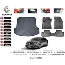Renault Megane 4 Sedan 2018 Model 3D Bagaj Havuzu+4d Havuzlu Paspas Setii