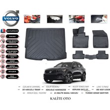 Volvo XC60 2022 Model 3D Bagaj Havuzu+4d Havuzlu Paspas Setii