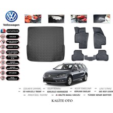 Volkswagen Passat B7 Variant 2012 Model 3D Bagaj Havuzu+4d Havuzlu Paspas Setii