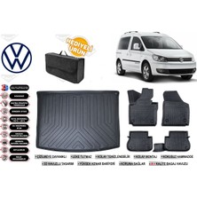 Volkswagen Caddy 2012 Model Bagaj Havuzu+Paspas Seti Profesyonel Serisi Hediyeli
