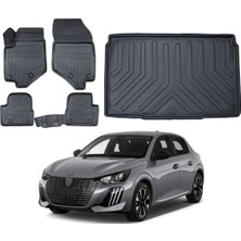 Peugeot 208 2022 Model Bagaj Havuzu Paspas Takımı Maxi Eva Serisi