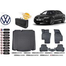 Volkswagen Jetta 2012 Model Cepsiz Bagaj Havuzu+Paspas Seti Profesyonel Serisi Hediyeli