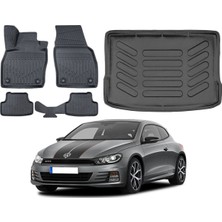 Volkswagen Scirocco 2014 Model Bagaj Havuzu Paspas Takımı Maxi Eva Serisi