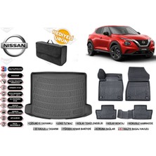 Nisan Juke 2022 Model Üst Bagaj Havuzu+Paspas Seti Profesyonel Serisi Hediyeli