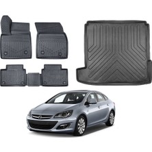 Opel Astra J Sedan 1,4 2022 Model 3D Bagaj Havuzu+3d Araca Özel Paspas Takımı Luxury Serisi