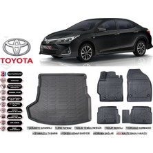 Toyota Corolla 2014 Model Bagaj Havuzu Araca Özel Siyah Ekstra Havuzlu Paspas Takımı
