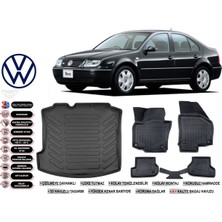 Volkswagen Bora 1999 Model Bagaj Havuzu Araca Özel Siyah Ekstra Havuzlu Paspas Takımı