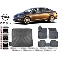 Opel Astra J Sedan 1,4 2022 Model Bagaj Havuzu Araca Özel Siyah Kokusuz Havuzlu Paspas Takımı