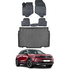 Opel Mokka Elektirikli 2023 Model Alt Bagaj Havuzu Araca Özel Siyah Paspas Takımı