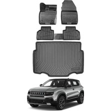 Jeep Avanger Elektrikli 2023 Model Alt Bagaj Havuzu Araca Özel Siyah Paspas Takımı