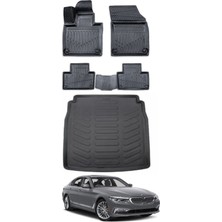 Bmw 5 Serisi F10 2015 Model Bagaj Havuzu Araca Özel Siyah Paspas Takımı