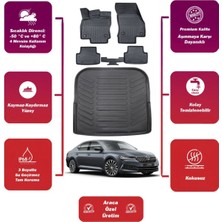 Skoda Super B 2015 Model Bagaj Havuzu+4d Araca Özel Havuzlu Paspas Takımıı Maxii