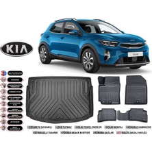 Kia Stonic 2025 Model Bagaj Havuzu Araca Özel Siyah Ekstra Havuzlu Paspas Takımı