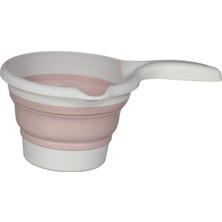 Katlanabilir Uzun Saplı Maşrapa Çok Amaçlı Bebek Banyo Maşrapası