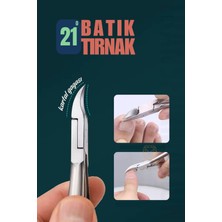 Tırnak Batık Makası Pedikür Makası Paslanmaz Çelik Profesyonel 721219