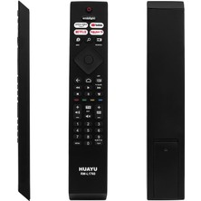 Huayu Kl Phılıps RM-L1760  Ambılıght-Netflıx-Prıme Vıdeo-Youtube-Rakuten Tv Tuşlu LED Tv Kumanda (40176=16129)