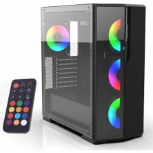 Inca EMG-17XB 4X1200MM Kumandalı Argb Fan Gaming Computer Case