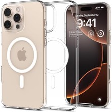 iPhone 16 Pro Max Kılıf Liquid Crystal Magfit Magsafe Özellikli Crystal Clear - ACS08387