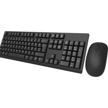 Everest KM-2510 Siyah Kablosuz Q Multimedia Klavye + Mouse Set