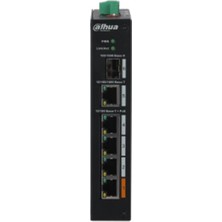 Dahua PFS3106-4ET-60-V2 4 Port 10/100 + 1xgb RJ45/SFP 60W Poe Endüstriyel Swıtch