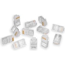 S-Lınk SL-COB8P Rj-45 Konnektör 100 Lü Paket Ağ Bağlantı Tipi ve Boyut Özellikleriyle