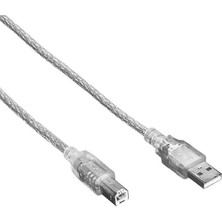 S-Lınk SL-U2003 Usb2.0 3m Şeffaf Yazıcı kablo