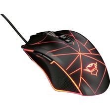 Trust Gaming 22331 GXT 168 Haze Aydınlatmalı Oyun Faresi, 250-4000 DPI, Siyah