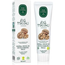 Eyüp Sabri Tuncer Doğal Ceviz ve Ceviz Kabuğu Özlü Diş Macunu 90 ml Vegan ve Gluten İçermez