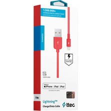 Ttec Mfi Lightning USB  Iphone Için Apple Lisanslı Şarj/senkronizasyon Kablosu 2DKM01P,PEMBE