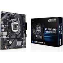 Asus Prıme H510M-F R3.0 H470 Ddr4 M.2 Usb3.2 Dp/hdmı Pcı 4.0 1200P Anakart
