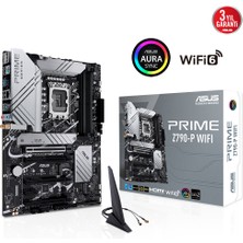 Asus Prıme Z790-P Wıfı Intel Z790 LGA1700 4xddr5 7200MHZ 1xdp 1xhdmı 3xm2 Usb3.2 Ax Wifi Bt Aura Rgb 2.5gbit Lan Atx Asus 5x Protectıon Iıı Armoury Crate Aı Suite 3