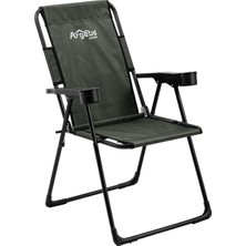 Argeus Katlanabilir Kamp Sandalyesi - Rest - Bardaklıklı - Argeus - Haki