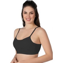 Siyah Emay 1423 Modal Cotton Kaplı Büstiyer