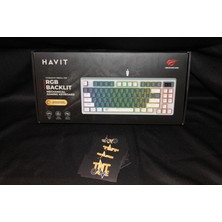 Havit Gamenote KB884L Rgb Red Switch Mekanik Oyuncu Klavyesi