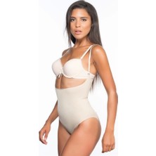 Ten Emay 2073 Ince Göğüsü Açık Desenli Body Korse