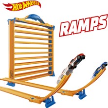 Hot Wheels Racentrack 44 Adet Araba Için Depolama Rafı ve Yol Pisti HWCC9B 