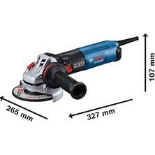 Bosch Gws 17-125 S Devir Ayarlı Taşlama 1700 Watt
